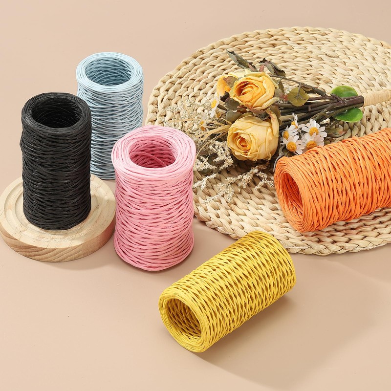 sourcing map 164 Feet Floral Wire, 2mm Vine Bind Wire