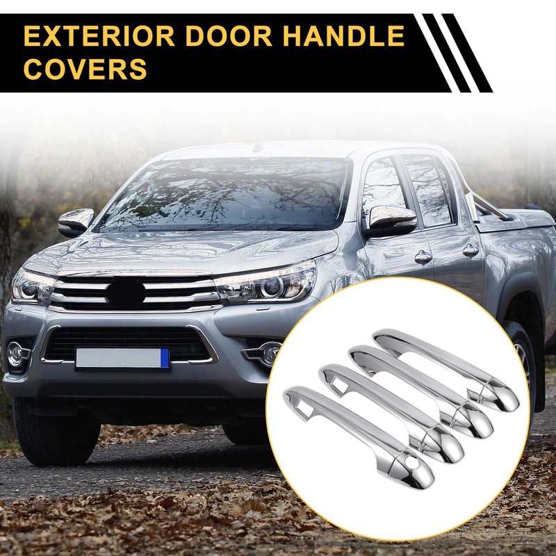 REPAIROCK 4pcs Exterior Door Handle Cover Car Door Handle Protector