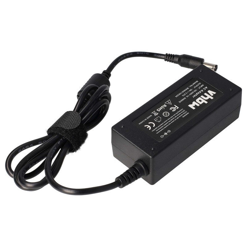 vhbw 220V Notebook Laptop Power Supply, Charging Cable Compatible with