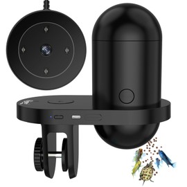 hygger WiFi Automatic Fish Feeder with App, Smart Auto Fish Feeder for Vacation with Timer, Precision Feeding and Moisture-Proof, Fish Feeder Automatic Dispenser with USB Cable for Aquariums Fish Tank