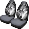 Pehede Car Seat Cover Grey Wolf Front for Cars, Easy