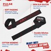 Weight Lifting Straps with Non-Slip Silicon Grip - 21 Inch,