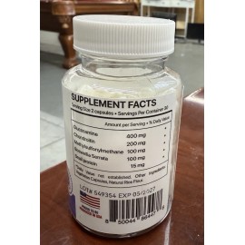 Nutrinova Arthropure 500 Joint Health Dietary Supplement 60 Capsules Exp: 5/2027