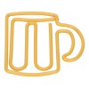 Office Clips 100pcs Cute Paper Yellow Cup Style Strong Metal