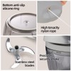 Manual Food Processor Vegetable Chopper 2.3 Cup Small Mini Hand