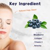 Purederm Blueberry Collagen Mask (12 Pack) - blueberry extracts, collagen,