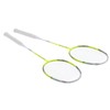 2 Player Badminton Racquets Set Lightweight Carbon Composite Double Rackets