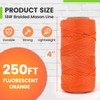MERIANE Mason Line, 250 Ft #18 Braided Nylon String, Premium