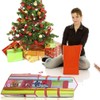 ProPik Hanging Double Sided Wrapping Paper Storage Organizer With Multiple