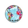 Earth Sticker Be The Change Planet Earth Decal by Megan