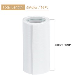 uxcell 2 Roll Wood Grain Tape, 3.94" x 16 Ft Realistic Textured Repair Tape Self Adhesive Wood Textured Patch for Floor Wall Door Table Cabinets Desk Furniture Home Decor(White)