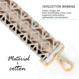 Purse Straps Replacement Crossbody Wide Shoulder Strap Guitar Strap for Purses Crossbody Bag Strap -color54-2(5cm)