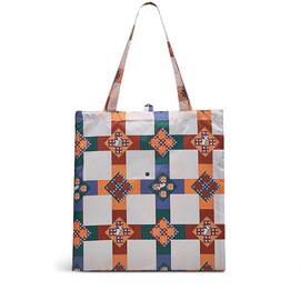 RADLEY London Patchwork Responsible Foldaway Reusable Shopper - Made From Plastic Bottles