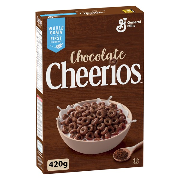 CHEERIOS Chocolate Cereal Box, Whole Grains, Made with Real Cocoa