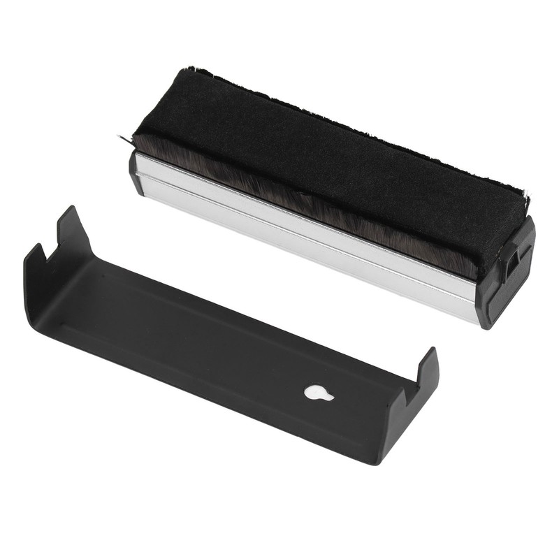 Vinyl Record Brush Aluminum Alloy Anti Static Fine Bristles Audio