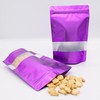 4CP 100 Pcs Zipper Smell Proof Bags with Window, Stand