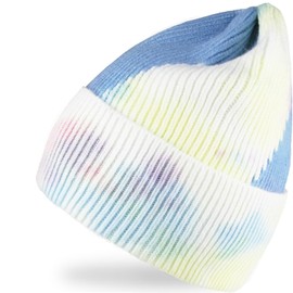 Glamexx24 Knitted Hat Unisex Colourful One Size Warm Beanie Winter Hat Soft and Elastic for Men and Women Various Outfits and Occasions, blue