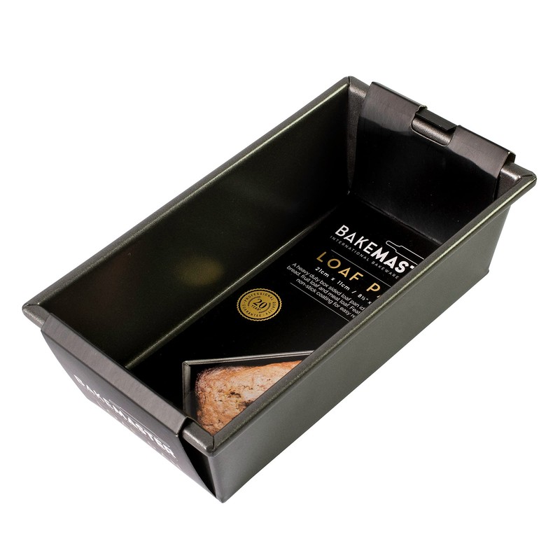 Bakemaster Classic Box Sided Non-Stick Loaf Pan, 21cm x 11cm