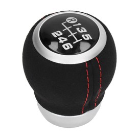 6 Speed Gear Shift Knob Manual Shifter Head Automotive Body Parts Replacement for Subaru Black
