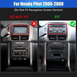 Unbranded For 2006-2008 Honda Pilot Car Radio Stereo Carplay WIFI GPS Android 12