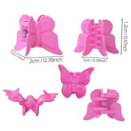 Healvian 36 Pcs Mini Butterfly Hair Clips Small Decorative Jaw Clips for Girls and Women Assorted Pastel Colors Hair Accessories for Everyday Use