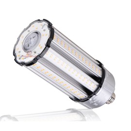 54 Watt LED Corn Bulb -Aries III Series - 7,200 Lumens -5000K - E26 Standard Base - Built-in 4KV Surge-Dimmable