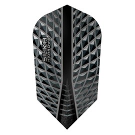 Harrows Dart Flight Professional Silika Dartflight Set for Soft Darts and Steel Darts (Slim, Smokey)