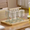Glass Drying Rack Prevent Slip Hanging Storage Cup Draining Stand