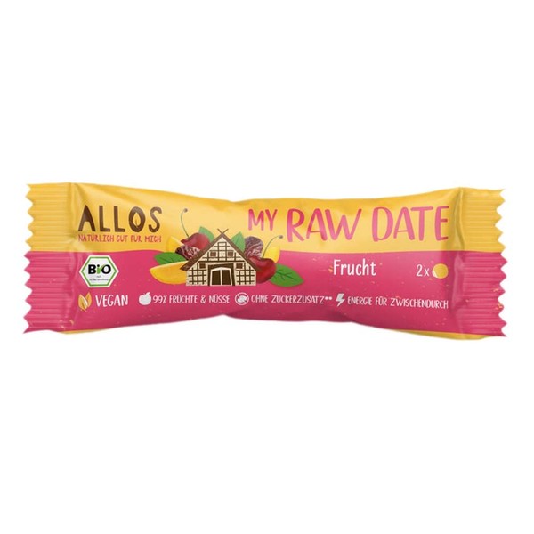 ALLOS My Raw Date, Bio Fruchtkugeln, Frucht, 32g (1er Pack)