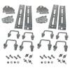 A.A 10" Galvanized Swivel Top Bunk Bracket Kit with Hardware