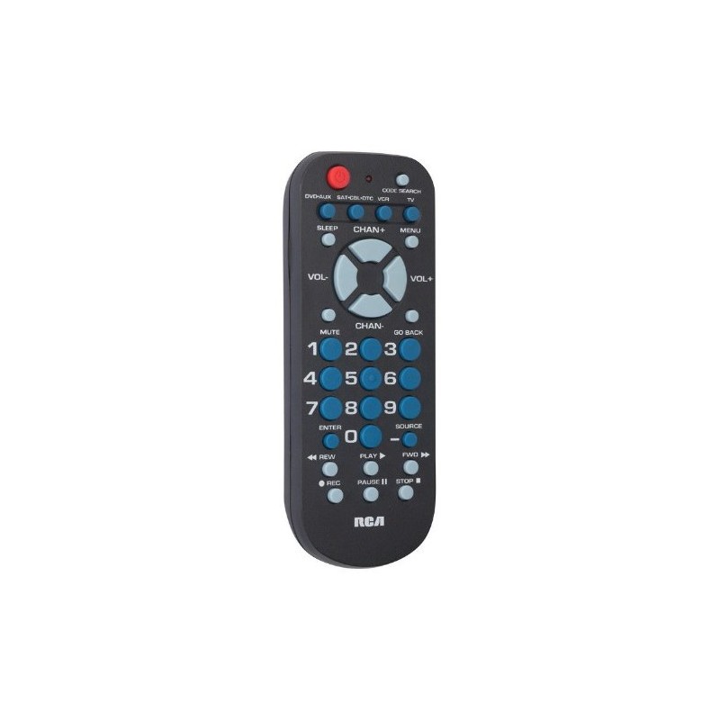 RCA Remote Control with 4 Functions,Black