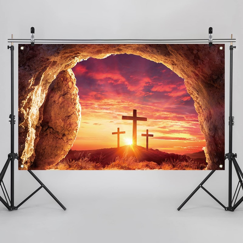 He is Risen Decorations Happy Easter Backdrop for Photography Easter