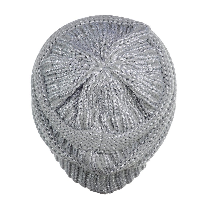 Beanie de punto de punto suave cálido de moda
