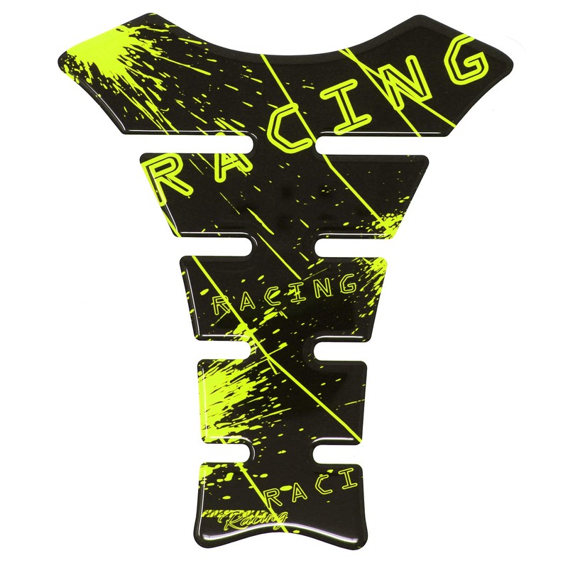 Gel Neon Tank Pad Motorcycle 3D Gloss Universal Tank Sticker
