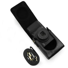 kinokoo PU Leather Case for Ricoh GR/GR II/GR III Protective Carrying Case (Black)
