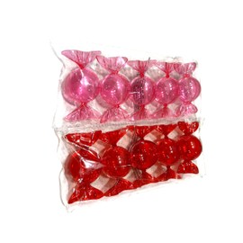 PLA Fillable Treat Containers in Red and Pink
