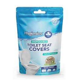 Disposable Toilet Seat Covers 20 Pack – Hygienic & Travel-Friendly