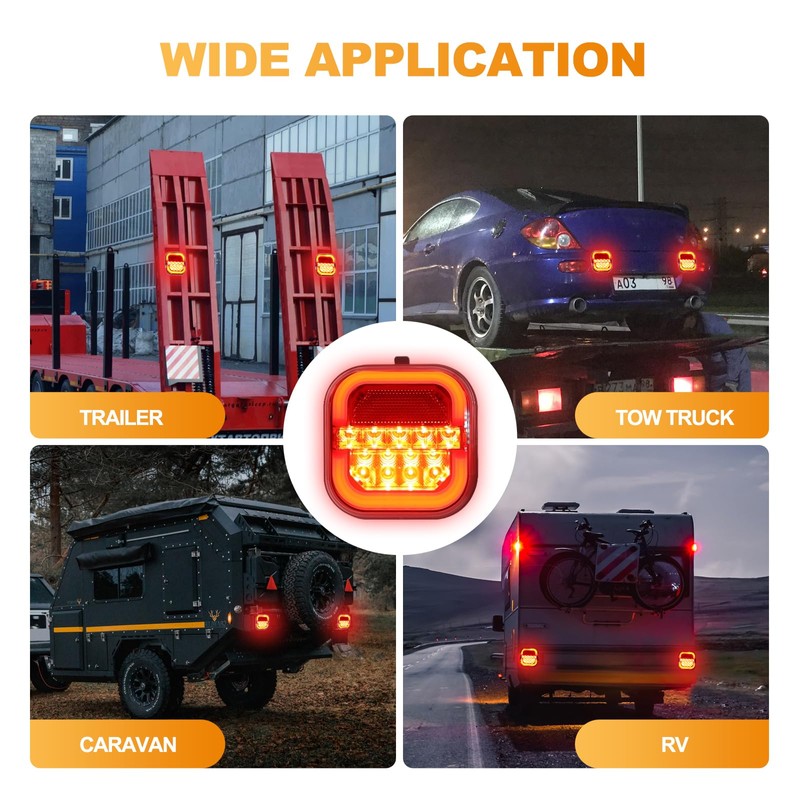 Hifybaty [2024 Upgrade] Wireless Trailer Lights for Towing - Rechargeable