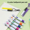 6 Piece Ballpoint Pen Set, Colourful Ballpoint Pens, Multipack Ballpoint