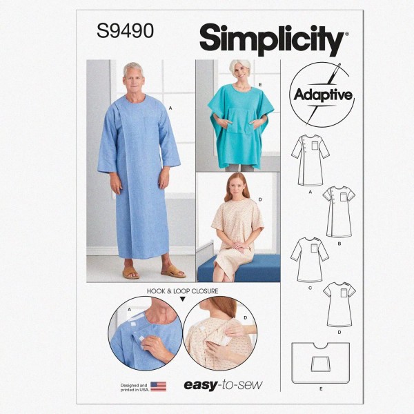 Sulqra ComfortCraft Recovery Gown & Bed Robe Sewing Kit, Code