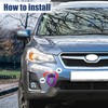 A ABSOPRO Front Bumper Trailer Ring Eye Drag Hook Purple