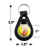 GRAPHICS & MORE Black Leather Looney Tunes Yosemite Sam Keychain