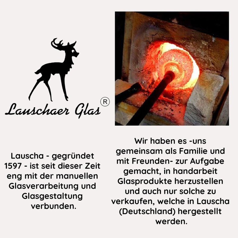 Lauschaer Glas Garden Ball Rose Ball Glass with Granules White