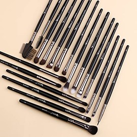 BEILI Juego de brochas de maquillaje profesional de 40 piezas, brochas de maquillaje sintéticas de alta calidad, mezcla de polvo facial, correctores, sombras de ojos, kit de brochas de maquillaje