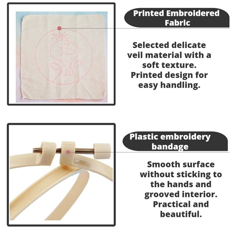 Punch Needle kit Embroidery Starter Kits with Embroidery Pen and