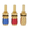 3pcs 8mm Water Cooled & Gas Adapter Quick Connector Fitting