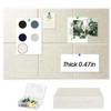 Thick Cork Board Tiles for Wall with Push Pins, Removable