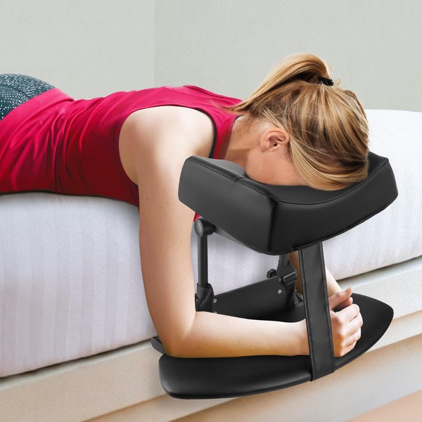 EBANKU Mattress Top Massage Kit, Adjustable Headrest Face Cradle Cushion,