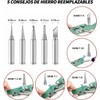 Electric Soldering Iron Kit, 60W Adjustable Temperature Soldering Irons Tools
