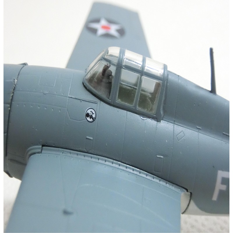 1/72 完成品 37246 F4F-4 第３戦闘飛行隊 USS 空母レキシントン 1942